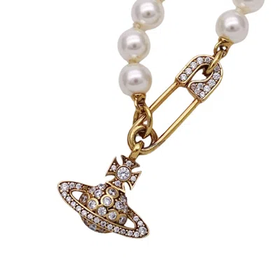 Pre-owned Vivienne Westwood Gold Metal Necklace () In Multi