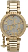 VIVIENNE WESTWOOD GOLD ORB LOGOMANIA WATCH