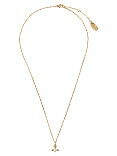 Vivienne Westwood Orb-pendant Chain Necklace In Gold