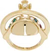 Vivienne Westwood Gold Solid Orb Ring In Aw24-r001
