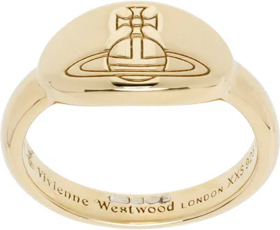 Vivienne Westwood Tilly Ring Gold Silver Unisex