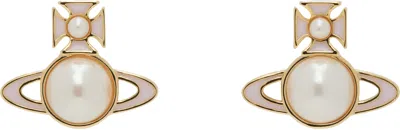 Vivienne Westwood Gold Tillya Earrings In Aw24-r811