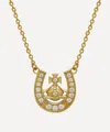 Vivienne Westwood Gold-tone Mare Pendant Necklace In Gold