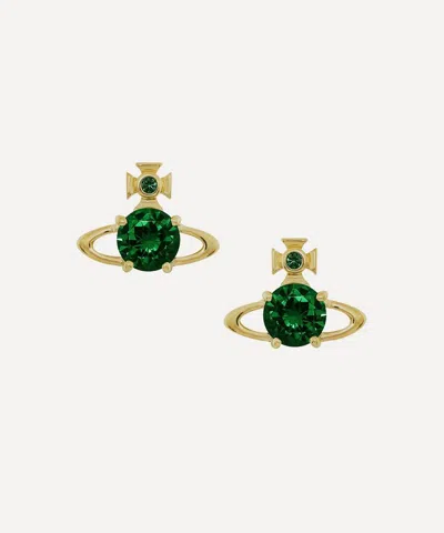 Vivienne Westwood Gold-tone Reina Stud Earrings In Multi