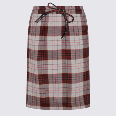 Vivienne Westwood Kilt Skirt In Red Check