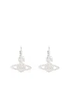 Vivienne Westwood Grace Bas Relief Earrings Accessories In Silver