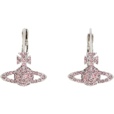 Vivienne Westwood Grace Bas Relief Earrings In Pink
