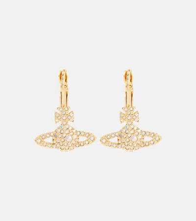 Vivienne Westwood Grace Bas Relief Embellished Earrings In Multicoloured