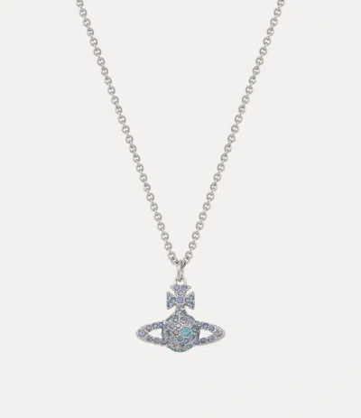 Vivienne Westwood Grace Bas Relief Pendant Necklace Silver Brass Women