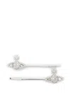 Vivienne Westwood Fermagli Per Capelli Grace Bobby In Metallic