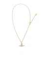 Vivienne Westwood Grace Light Embossed Pendant Necklace In Yellow