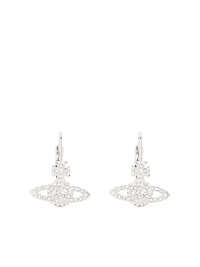 Vivienne Westwood Grace Orb Crystal Drop Earrings