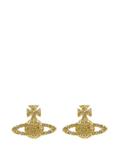 Vivienne Westwood Grace Orb Stud Earrings In Gold