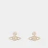 Vivienne Westwood Grace Relief Earrings In Silver