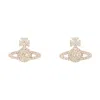 Vivienne Westwood Grace Relief Earrings In Gold