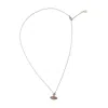Vivienne Westwood Petite Pendant Necklace With Adjustable Chain In White