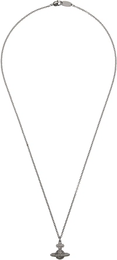 Vivienne Westwood Grace Small Pendant Necklace In Metallic