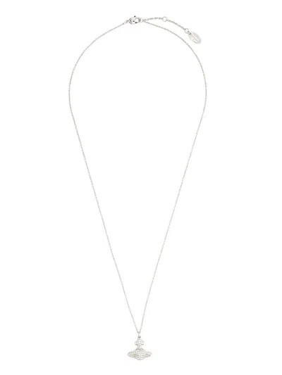 Vivienne Westwood Grace Small Pendant Necklace In Metallic