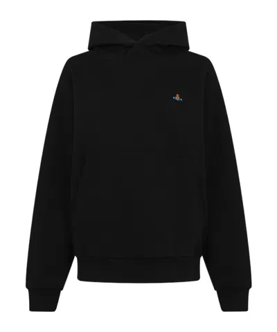 Vivienne Westwood Graffiti Orb Hoodie In Black