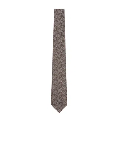 Vivienne Westwood Graffiti Orb Tie In Gray