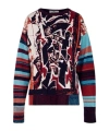 Vivienne Westwood Graffiti Jumper Cotton / Wool "graffiti" Pattern Xs/s Unisex In Black