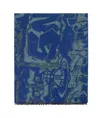 Vivienne Westwood Graffiti Scarf In Blue