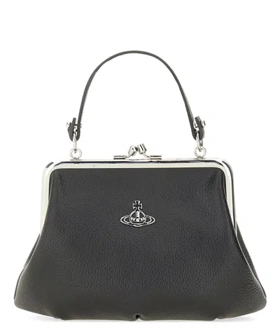 Vivienne Westwood Granny Clutch In Black
