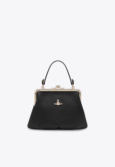 Vivienne Westwood Granny Frame Handbag In Black