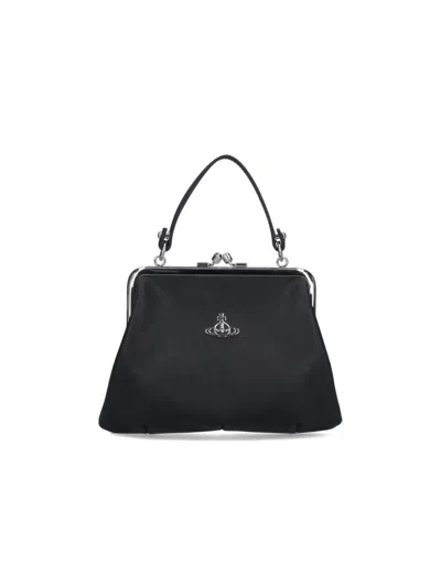 Vivienne Westwood Granny Frame Handbag In Black