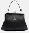 Vivienne Westwood Granny Frame Faux Leather Top Handle Bag