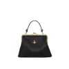Vivienne Westwood Granny Frame Purse Faux Leather Black