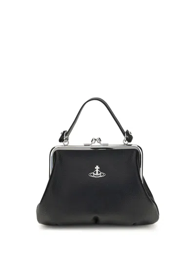 Vivienne Westwood Granny Frame Purse Bag In Burgundy