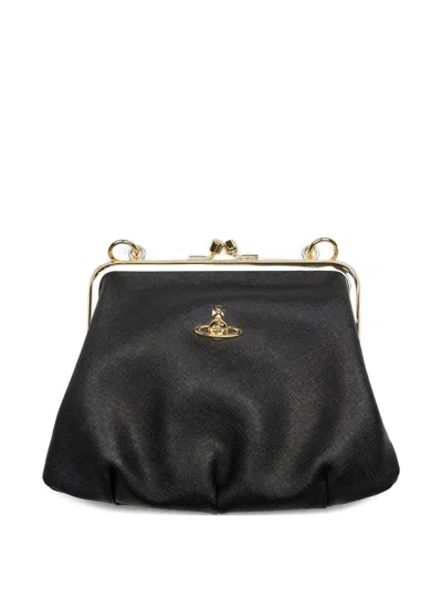 Vivienne Westwood Granny Frame Purse Bags In Brown