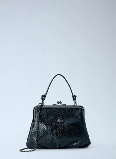 Vivienne Westwood Granny Frame Purse In Black