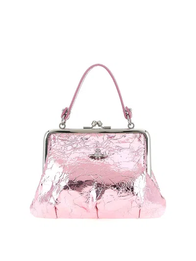 Vivienne Westwood Granny Frame Purse Handbag In Nude