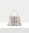 Vivienne Westwood Granny Frame Purse Linen Heart Stripes One Size Women