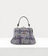 Vivienne Westwood Granny Frame Purse Print Classic Shirt Gingham-vw-black One Size Women In Gingham-vw-black