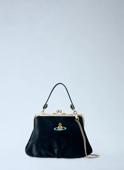 Vivienne Westwood Granny Frame Purse In Purple