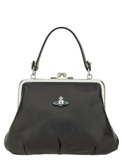Vivienne Westwood Granny Frame Purse Unisex In Black