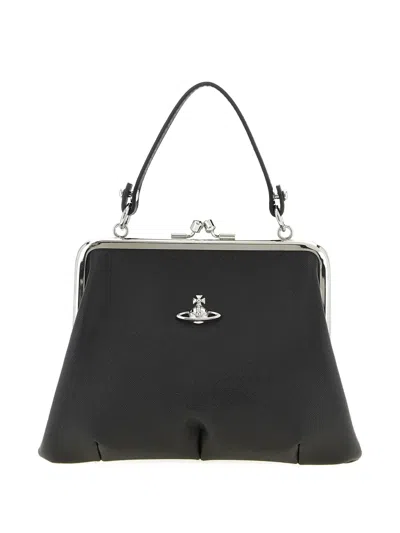 Vivienne Westwood Granny Frame Tote Bag In Black