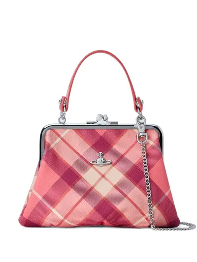 Vivienne Westwood Granny Frame Tote Bag In Pink
