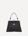 Vivienne Westwood Granny Frame Faux Leather Top Handle Bag