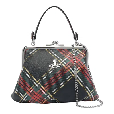 Vivienne Westwood Granny Handbag In Black
