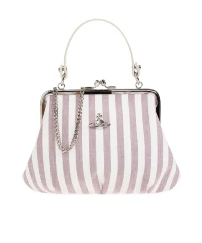 Vivienne Westwood Granny Shoulder Bag In Pink
