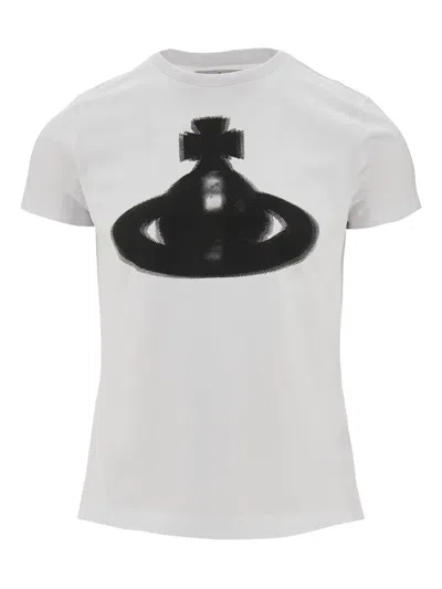 Vivienne Westwood Graphic Crown-print T-shirt In White