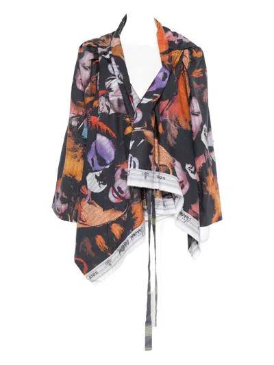 Pre-owned Vivienne Westwood Graphic-print Blouse In Black