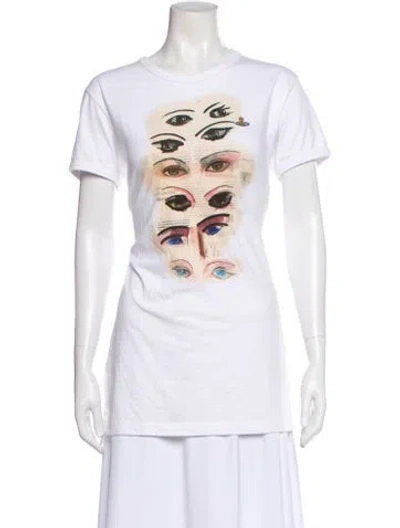 Pre-owned Vivienne Westwood Graphic Print Crew Neck T-shirt In Neutral