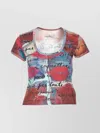 Vivienne Westwood Graphic Print Micro Lollo T-shirt In Multi