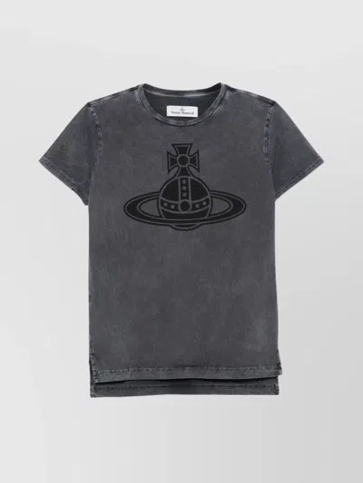 VIVIENNE WESTWOOD GRAPHIC PRINT ROUND NECK SHORT SLEEVE T-SHIRT