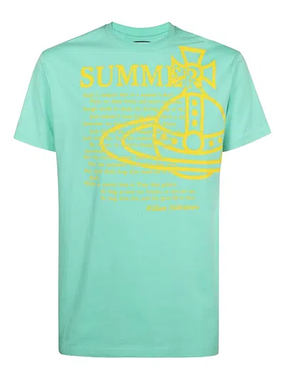 Vivienne Westwood Graphic-print T-shirt In Green